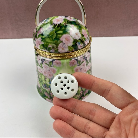 Madison & Max Roses And Birdhouse Judy Buswell Watering Can Home Decor Accent - Picture 6 of 8